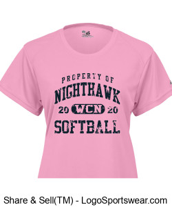 Badger Ladies B-Core T-Shirt Design Zoom