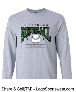 Adult 100% Cotton Long Sleeve T Design Zoom
